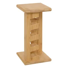 5Five Cozy Spice Jar Set with Bamboo Rack (13 x 13 x 29.5 cm, 8 Jars)