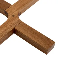 5Five Acacia Cross Trivet (21 cm)