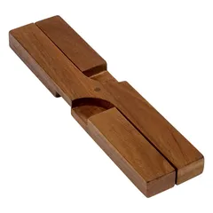 5Five Acacia Cross Trivet (21 cm)