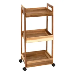 5Five Acacia 3-Tier Trolley (40 x 30.5 x 84.5 cm)