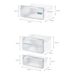 Siemens IQ100 Built-In Bottom Freezer Refrigerator, KI87VNSE0M (270 L)
