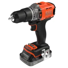 Black+Decker Hammer Drill W/Battery & Charger, BCD383D1XC-GB (18 V)