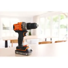 Black+Decker Hammer Drill W/Battery & Charger, BCD383D1XC-GB (18 V)