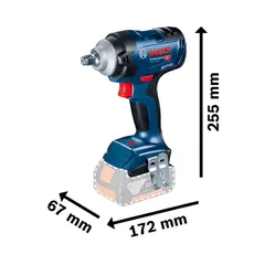 Bosch Cordeless Impact Wrench W/Battery & Charger, GDS 18V-400 (18 V)