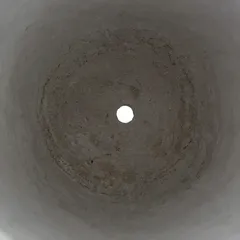 Lavender Fiber Clay Pot (42 cm, White)