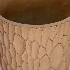 Lavender Fiber Clay Pot (35 cm, Yellow)