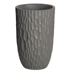 Lavender Fiber Clay Pot (30 cm, Grey)