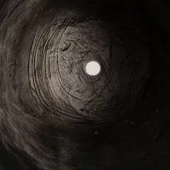 Lavender Fiber Clay Pot (34.5 cm, Black)