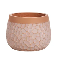 Lavender Fiber Clay Pot (34.5 cm, Coffee)