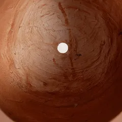 Lavender Fiber Clay Pot (34.5 cm, Coffee)