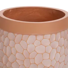 Lavender Fiber Clay Pot (46 cm, Coffee)