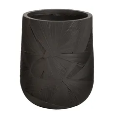 Lavender Fiber Clay Pot (39 cm, Black)