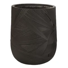 Lavender Fiber Clay Pot (51.5 cm, Black)