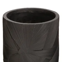 Lavender Fiber Clay Pot (51.5 cm, Black)