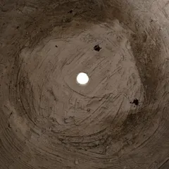 Lavender Fiber Clay Pot (51.5 cm, Black)