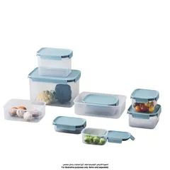 Lock & Lock Classic Plus Plastic Rectangle Food Container (Mint, 1.65 L)