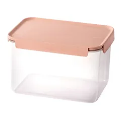 Lock & Lock Classic Plus Plastic Rectangle Food Container (Pink, 6 L)
