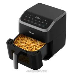 Midea Digital Air Fryer W/Clear Window, MAD-550F2APK (5 L, 1600 W)