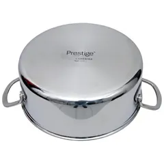 Prestige Infinity Tri Ply Stainless Steel Casserole W/Lid (Dia. 20 cm)