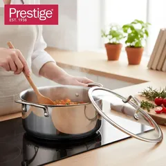 Prestige Infinity Tri Ply Stainless Steel Casserole W/Lid (Dia. 20 cm)