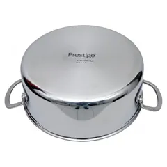 قدر طهي ثلاثي الطبقات بغطاء ستانلس ستيل برستيج إنفينيتي (قطر 26 سم)
