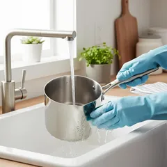 Prestige Tri Ply Stainless Steel Milk Pan (Dia. 14 cm)