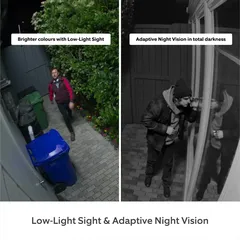 Ring Outdoor Plug-In Security Camera Pro 4K, B0DDRJJH9W (White)