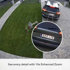 Ring Outdoor Plug-In Security Camera Pro 4K, B0DDRJJH9W (White)