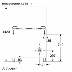 Bosch Series 2 Freestanding 5-Burner Gas Cooker, HGV1E8Y50M (60 x 90 x 85 cm)