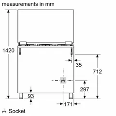 Bosch Series 4 Freestanding 5-Burner Gas Cooker, HGV1ISW50M (60 x 90 x 85 cm)