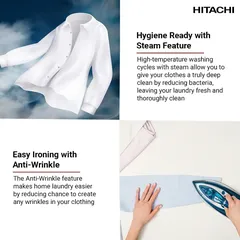 Hitachi Freestanding Front Load Washer Dryer, BD-D954HVOS (9.5 Kg Wash, 6 Kg Dry, 1400 rpm)