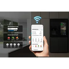 Hisense Freestanding French 4-Door Refrigerator, RQ9P780TTB1 (780 L, Black)