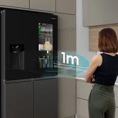 Hisense Freestanding French 4-Door Refrigerator, RQ9P780TTB1 (780 L, Black)