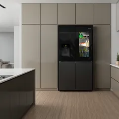 Hisense Freestanding French 4-Door Refrigerator, RQ9P780TTB1 (780 L, Black)