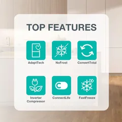 Gorenje Built-In Upright Freezer, FNCI517E62WF (235 L, White)