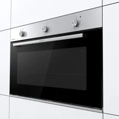 Gorenje Built-In Gas Oven W/Cooling Fan, BOG9822E00X (89.5 x 55.1 x 59.4 cm, 88 L)