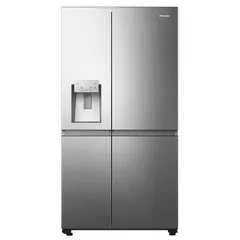 Hisense Freestanding Side by Side Refrigerator W/ Wi-Fi Connvectivity, RS5P819STC (819  L, Silver)