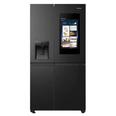 Hisense Freestanding Side by Side Smart Refrigerator, RS9P819GTB (819 L, Black)