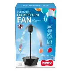 Kenco Rechargeable Portable Insect Repellent Fan W/USB Port