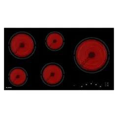 Ariston 5-Zone Built-In Electric Ceramic Hob, HR9020B (‎56.8 x 96.2 x 14.3 cm)