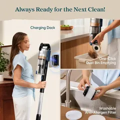 Levoit Cordless Wall-Mounted Stick Vacuum Cleaner, LVAC-300 (240 W)