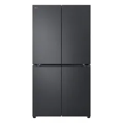 LG Side By Side French Door Refrigerator, GR-B34FFCDB (Steel Black, 713 L)
