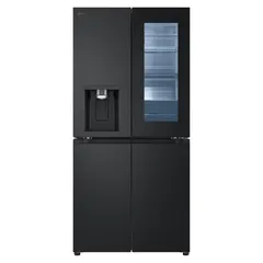 LG InstaView Side By Side French Door Refrigerator, LFX29FFQYB (Matte Black, 570 L)