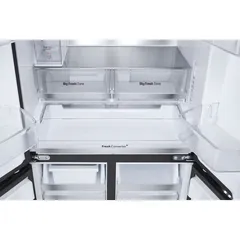 LG Side By Side French Door Refrigerator, GR-B30FFGPB (Black Glass, 720 L)