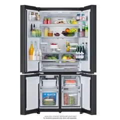 LG Side By Side French Door Refrigerator, GR-B30FFGPB (Black Glass, 720 L)