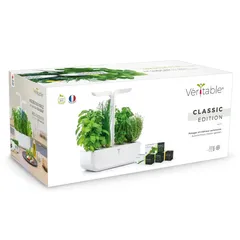 Veritable Classic Smart Planting Kit W/ 4 Slots (Arctic White, 1.5 Kg)