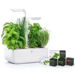 Veritable Classic Smart Planting Kit W/ 4 Slots (Arctic White, 1.5 Kg)