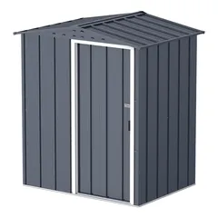 Duramax Steel Storage Shed (Grey, 162 x 122 x 182 cm)
