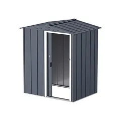 Duramax Steel Storage Shed (Grey, 162 x 122 x 182 cm)