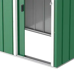 Duramax Steel Storage Shed (Green, 162 x 122 x 182 cm)